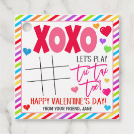 Valentine Tic Tac Toe Gift Märkre Gåvor Etiketter