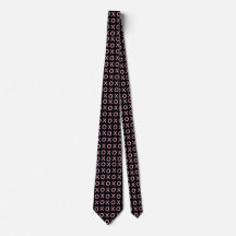 Valentine Tie Black och Rosa