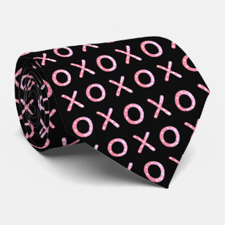 Valentine Tie Black och Rosa Slips