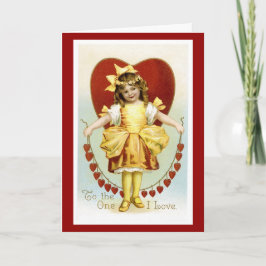 Valentine till den i Kärlek Helgkort