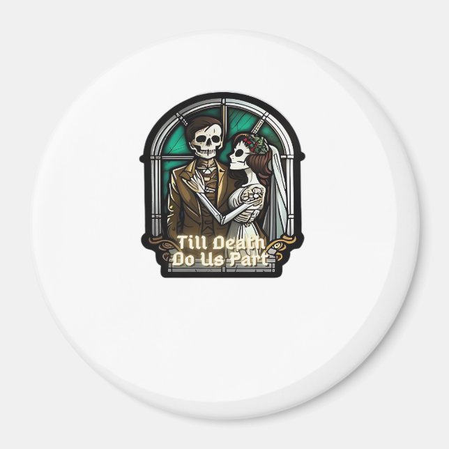 Valentine Till Döden Skiljer Oss Åt Klassiker Magnet (Framsidan)