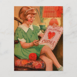 Valentine till Mor Helg Vykort