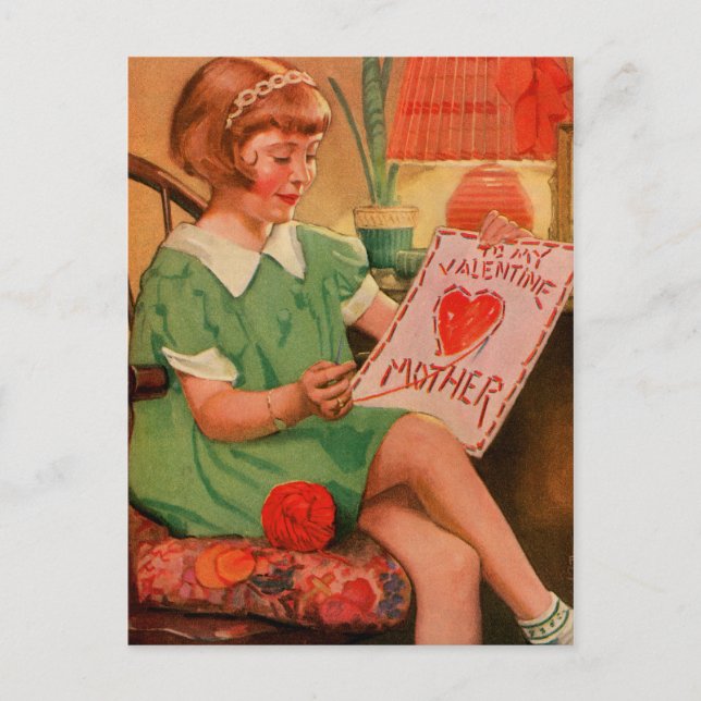 Valentine till Mor Helg Vykort (Framsida)