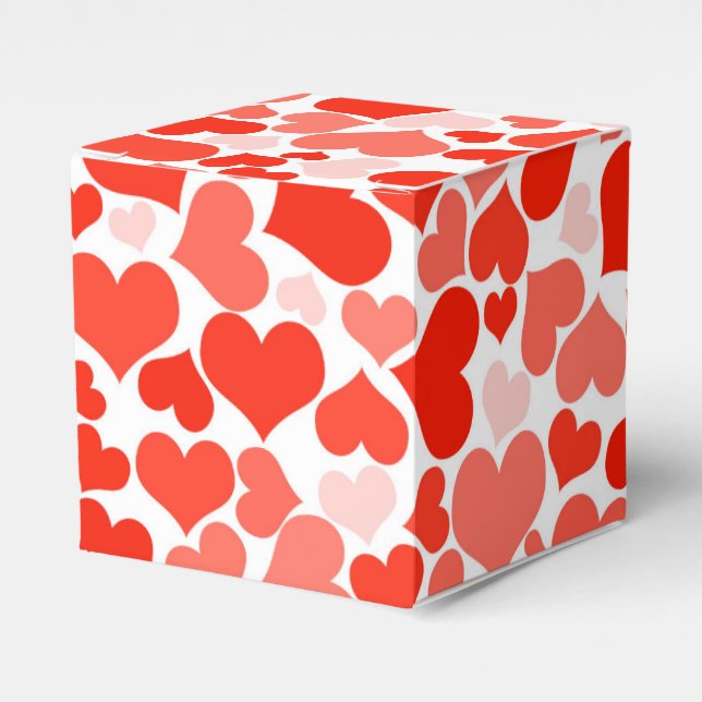 Valentine Treat Box Presentaskar (Framsidan Sidan)