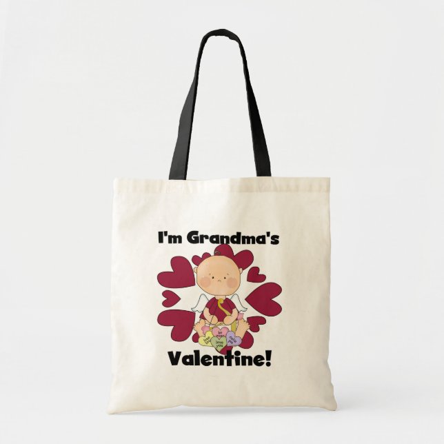 Valentine Tshirts och Gifts från Boy Grandma Tygkasse (Framsidan)