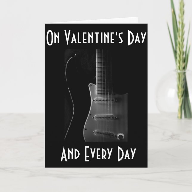*VALENTINE* U GÖR MUSIK TILL MITT LIV/HJÄRTAN HELGKORT (Framsida)
