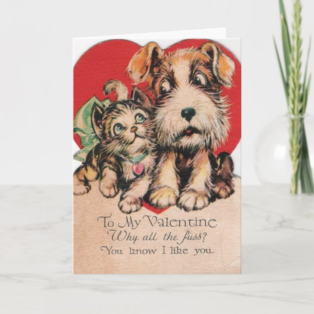 Valentine Varför alla problem? Helgkort (Framsida)