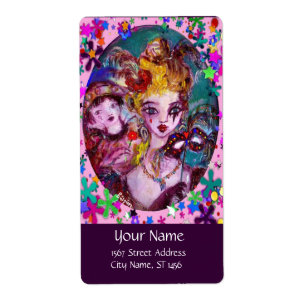 VALENTINE VENETIAN MASQUERADE CONFETTI FRAKTSEDEL