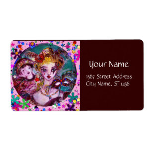 VALENTINE VENETIAN MASQUERADE CONFETTI FRAKTSEDEL