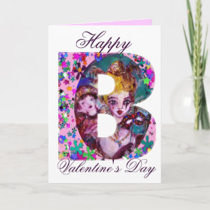 VALENTINE VENETIAN MASQUERADE MONOGRAM B BREV HELGKORT