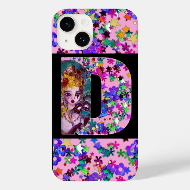 VALENTINE VENETIAN MASQUERADE MONOGRAM D BREV (Baksida)