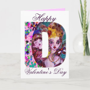 VALENTINE VENETIAN MASQUERADE MONOGRAM D BREV HELGKORT
