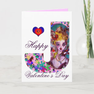 VALENTINE VENETIAN MASQUERADE MONOGRAM J BREV HELGKORT