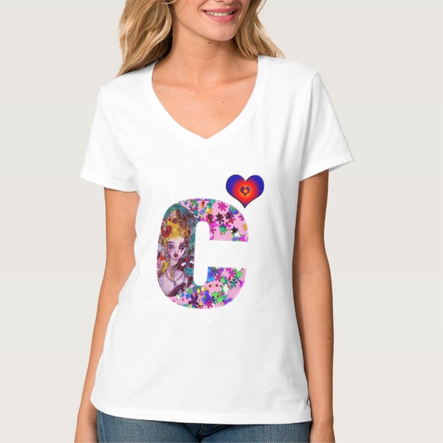 VALENTINE VENETIAN MASQUERADE MONOGRAM M M BREV TEE (Framsida)