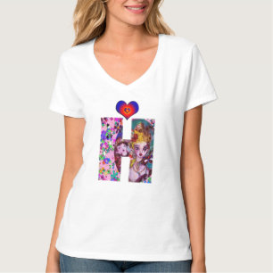 VALENTINE VENETIAN MASQUERADE MONOGRAM M M BREV TEE SHIRT
