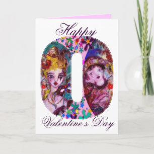 VALENTINE VENETIAN MASQUERADE MONOGRAM O BREV HELGKORT