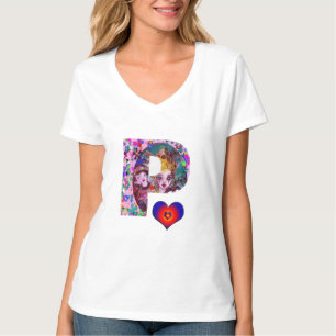 VALENTINE VENETIAN MASQUERADE MONOGRAM P BREV T SHIRT