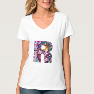 VALENTINE VENETIAN MASQUERADE MONOGRAM R BREV T-SHIRT