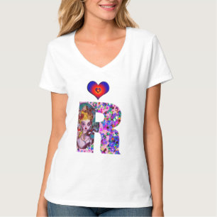 VALENTINE VENETIAN MASQUERADE MONOGRAM R BREV T SHIRT