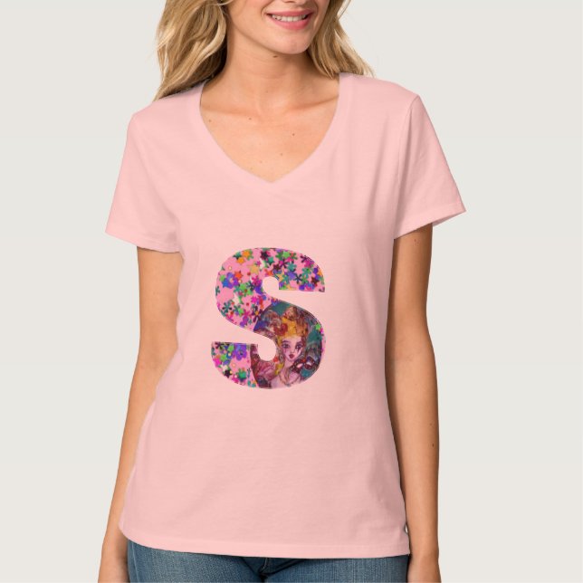 VALENTINE VENETIAN MASQUERADE MONOGRAM S BREV TRÖJA (Framsida)