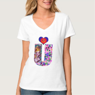 VALENTINE VENETIAN MASQUERADE MONOGRAM U BREV TRÖJA