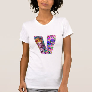 VALENTINE VENETIAN MASQUERADE MONOGRAM V BREV T-SHIRT