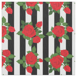 valentine vertical stripes red roses romantic tyg