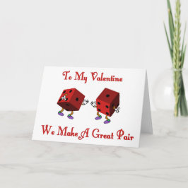 Valentine, vi gör ett Underbart parkeringskort Helgkort