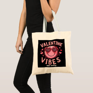 Valentine Vibes Hippie Alla Hjärtans Dag Groovy Re Tygkasse