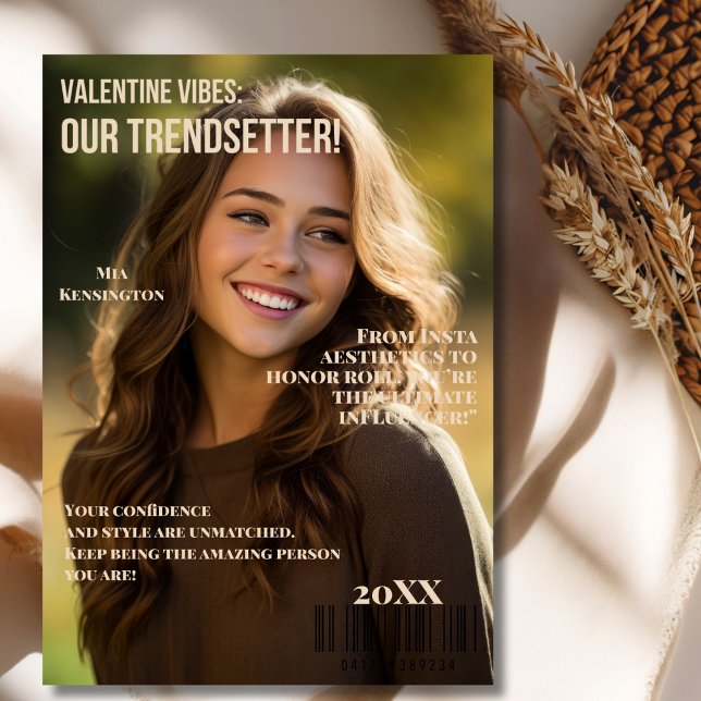 Valentine Vibes: Trendsetter Tribute-kort Julkort (Valentine Vibes: Trendsetter Tribute Card)