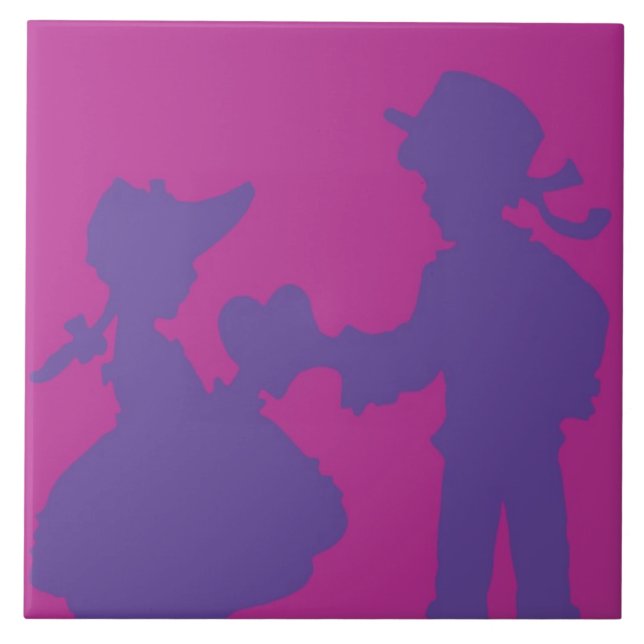 <Valentine> vid den Steve collieren Kakelplatta (Framsidan)