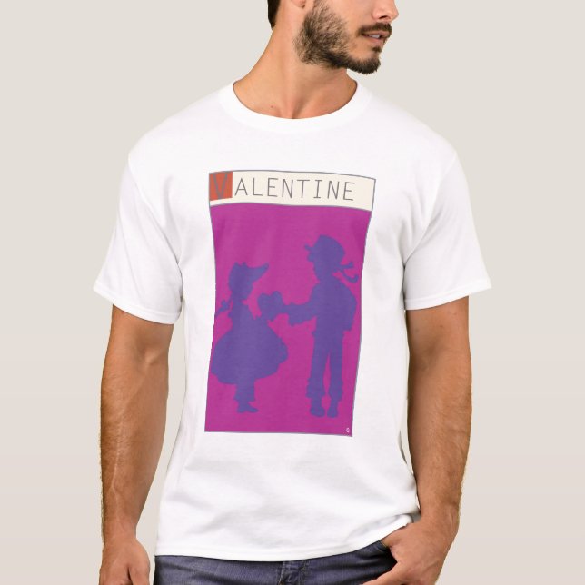 <Valentine> vid den Steve collieren T Shirt (Framsida)