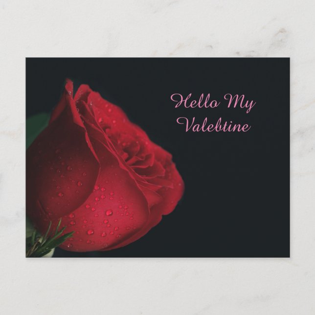 Valentine vycard vykort (Framsida)