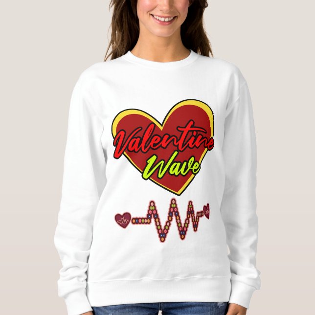 Valentine Wave T Shirt (Framsida)