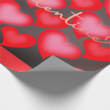 Valentine Wrapping Papper - Hearts