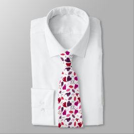Valentine XOs, Läppar & Hearts Tie Slips