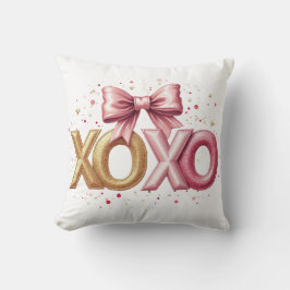 Valentine XOXO Rosa Valentine Day Kudde