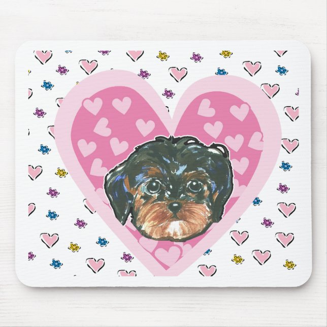 Valentine Yorkie Poo Musmatta (Framsidan)