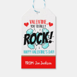 Valentine You Sten Gift Märkre Presentetikett