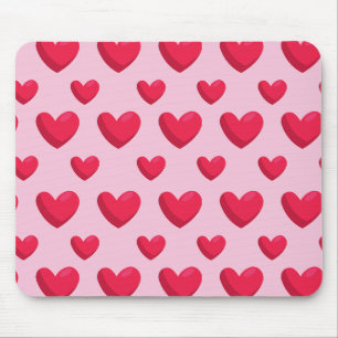 Valentinebakgrund med hjärlek musmatta