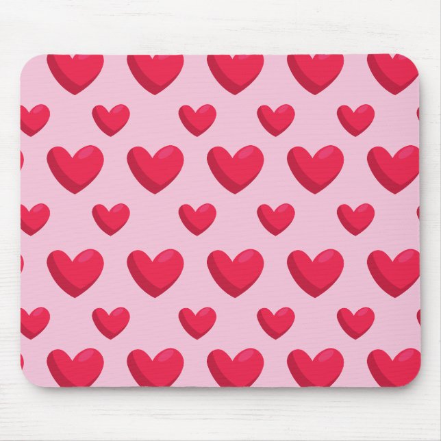 Valentinebakgrund med hjärlek  musmatta (Framsidan)