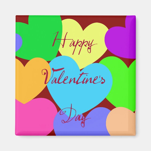 ValentineDayColors Magnet (Framsidan)