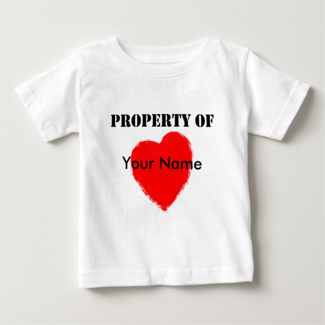 Valentinegendom av t-shirt (Framsida)