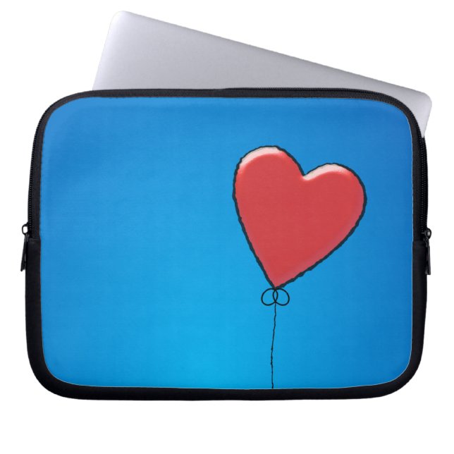 Valentinehjärtpåsar Laptop Fodral (Framsidan)