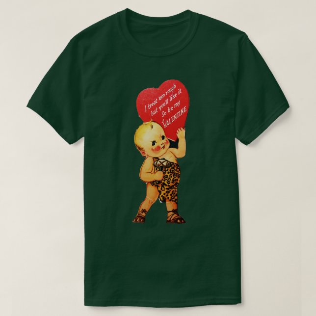 VALENTINEI behandla dem T Shirt (Design framsida)