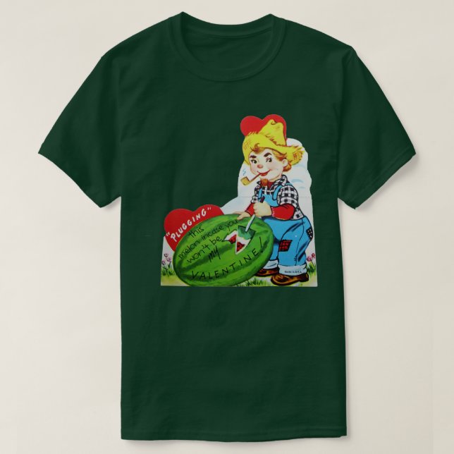 ValentineIm kopplar denna melon T Shirt (Design framsida)