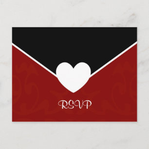ValentineKuvert Inbjudan Vykort