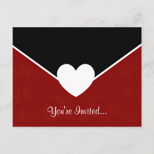 Valentinekuvert Inbjudningar