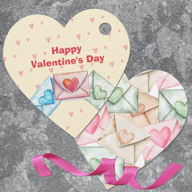 Valentinekuvert och hjärtan gåvor etiketter (Skapare uppladdad)