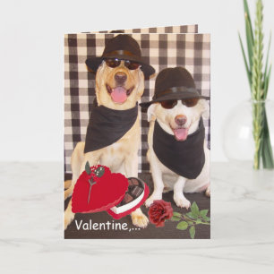 Valentinen är vi två av en sort! helgkort